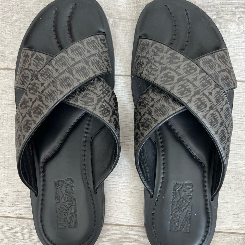 FERRAGAMO SANDALS Size 12 men’s LIKE NEW!
